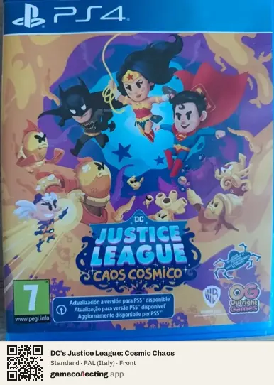 DC's Justice League: Cosmic Chaos PlayStation 4, Italy box front