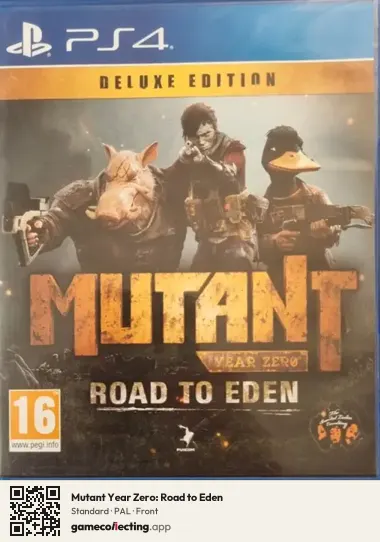 Mutant Year Zero: Road to Eden PlayStation 4, PAL box front
