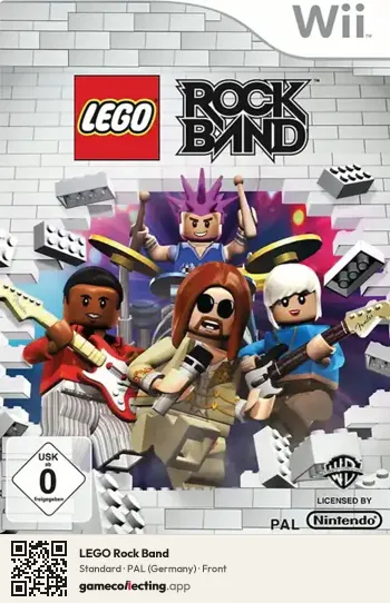 LEGO Rock Band Nintendo Wii, Germany box front