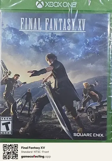 Final Fantasy XV Xbox One, NTSC box front