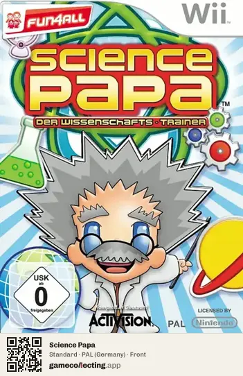 Science Papa Nintendo Wii, Germany box front