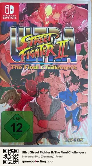 Ultra Street Fighter II: The Final Challengers Nintendo Switch, Germany box front