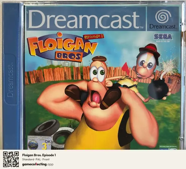 Floigan Bros. Episode 1 Sega Dreamcast, PAL box front