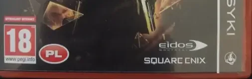 Deus Ex: Human Revolution, the PEGI square on its front