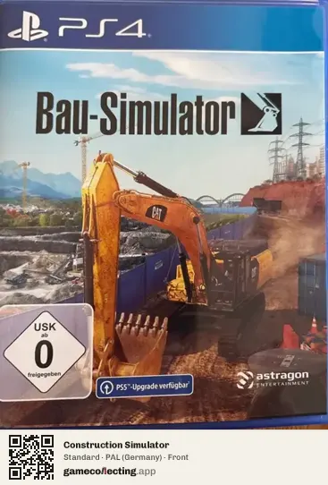 Construction Simulator PlayStation 4, Germany box front