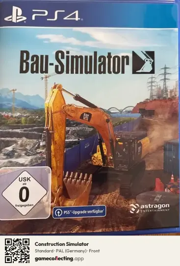Construction Simulator PlayStation 4, Germany box front