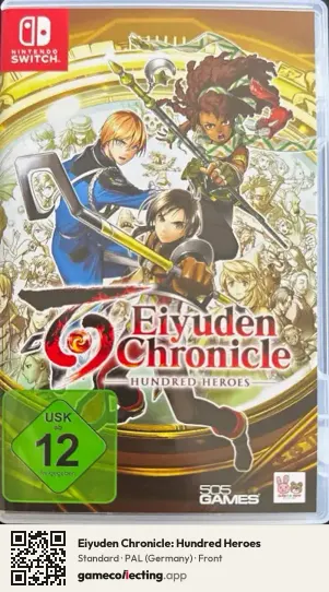 Eiyuden Chronicle: Hundred Heroes Nintendo Switch, Germany box front