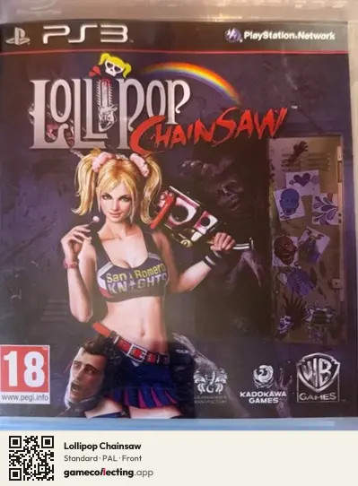 Lollipop Chainsaw PlayStation 3, PAL box front