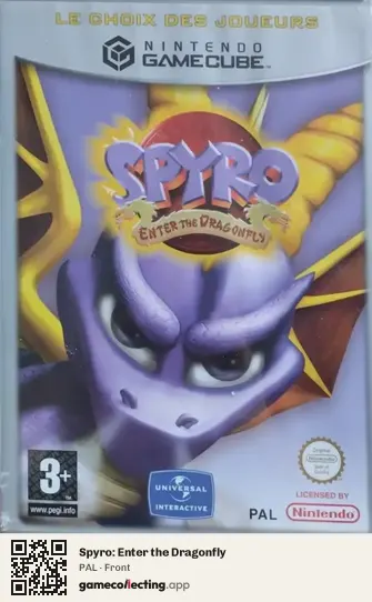 Spyro: Enter the Dragonfly Nintendo GameCube, PAL box front