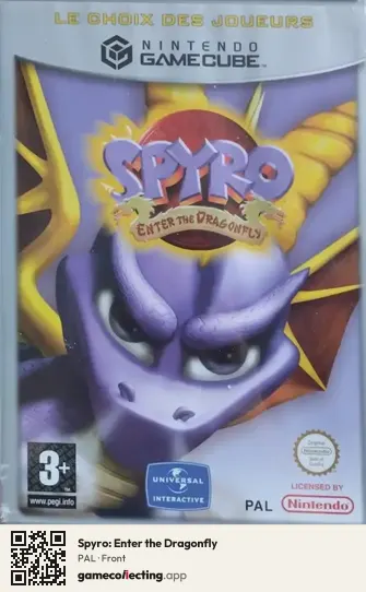 Spyro: Enter the Dragonfly Nintendo GameCube, PAL box front