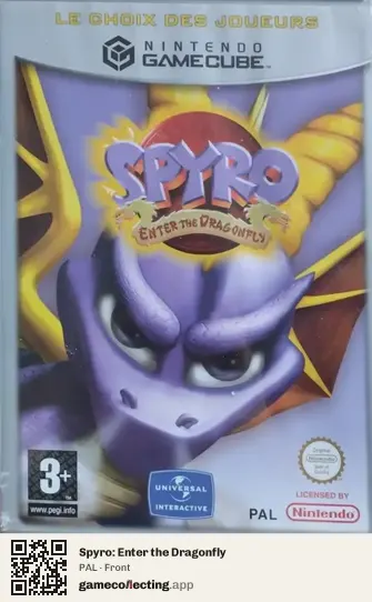 Spyro: Enter the Dragonfly Nintendo GameCube, PAL box front