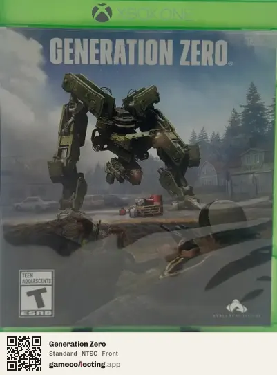 Generation Zero Xbox One, NTSC box front