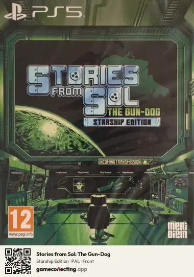 Stories from Sol: The Gun-Dog PlayStation 5, PAL box front
