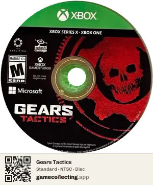 Gears Tactics Xbox Series X, NTSC disc