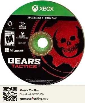 Gears Tactics Xbox Series X, NTSC disc