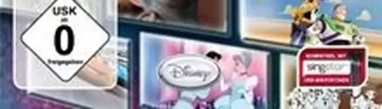 Disney Sing It: Family Hits, the USK square on its front