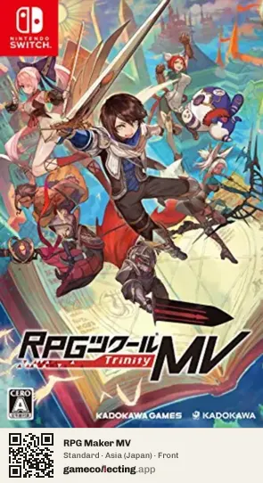 RPG Maker MV Nintendo Switch, Japan box front
