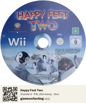 Happy Feet Two Nintendo Wii, PAL disc