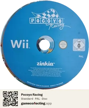 Pocoyo Racing Nintendo Wii, PAL disc