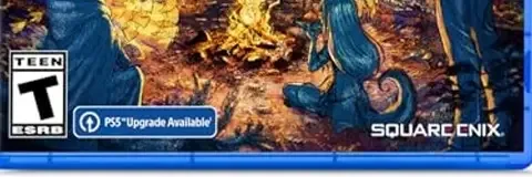 Octopath Traveler II, the ESRB box on its front