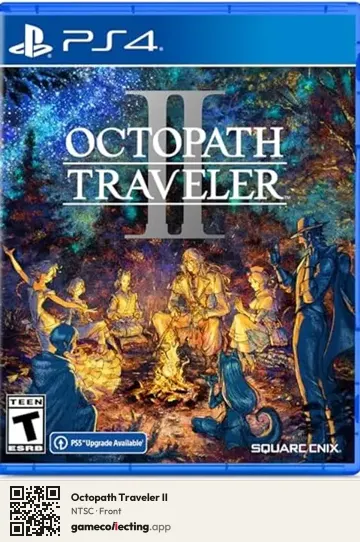Octopath Traveler II PlayStation 4, NTSC box front