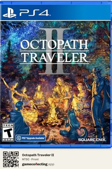Octopath Traveler II PlayStation 4, NTSC box front