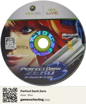 Perfect Dark Zero Xbox 360, Asia disc
