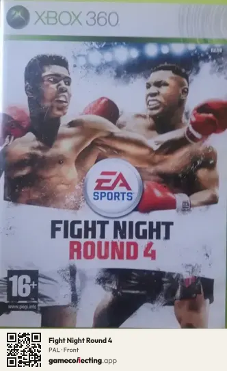 Fight Night Round 4 Xbox 360, PAL box front