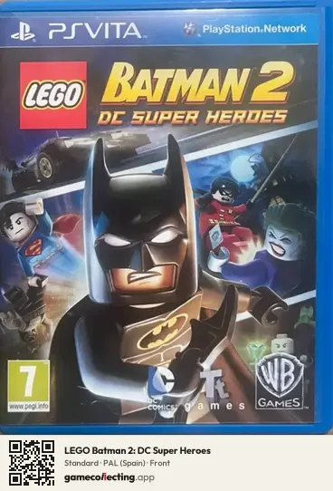 LEGO Batman 2: DC Super Heroes PlayStation Vita, Spain box front