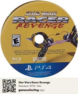Star Wars Racer Revenge PlayStation 4, NTSC disc