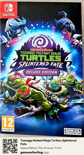 Teenage Mutant Ninja Turtles: Splintered Fate Nintendo Switch, France box front