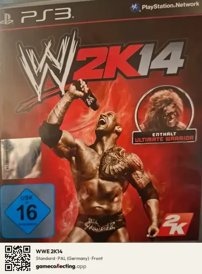 WWE 2K14 PlayStation 3, Germany box front