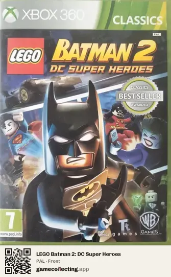 LEGO Batman 2: DC Super Heroes Xbox 360, PAL box front