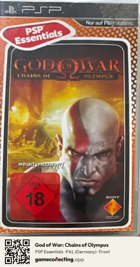God of War: Chains of Olympus PlayStation Portable, Germany box front