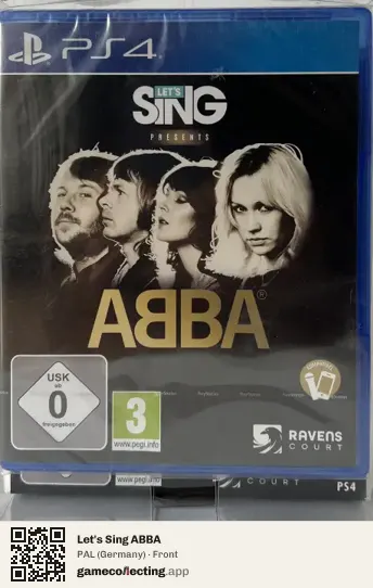 Let's Sing ABBA PlayStation 4, Germany box front