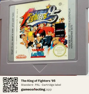 The King of Fighters '95 Game Boy, PAL cartridge label