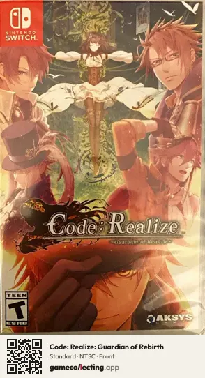 Code: Realize: Guardian of Rebirth Nintendo Switch, NTSC box front