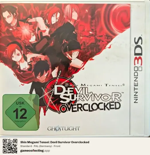 Shin Megami Tensei: Devil Survivor Overclocked Nintendo 3DS, Germany box front