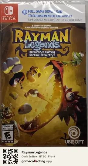 Rayman Legends Nintendo Switch, NTSC box front