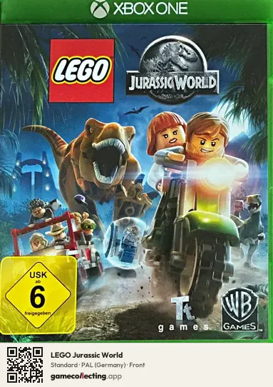 LEGO Jurassic World Xbox One, Germany box front