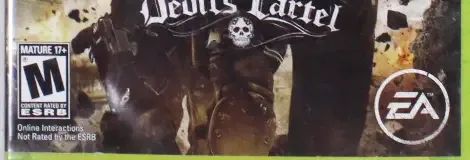 Army of Two: The Devil's Cartel, the ESRB box on its front