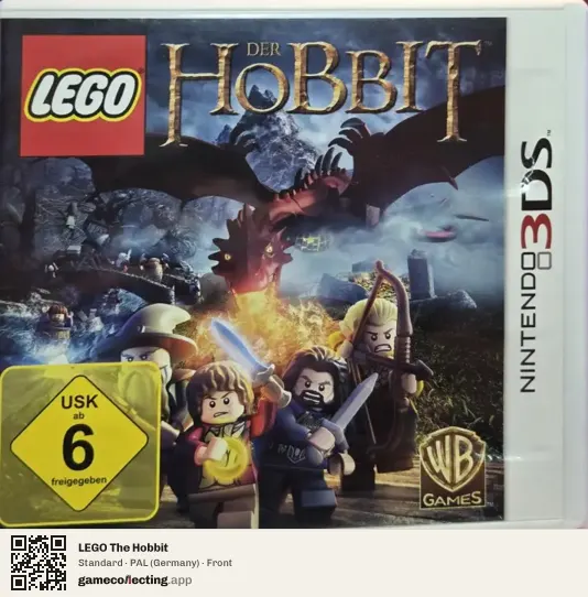 LEGO The Hobbit Nintendo 3DS, Germany box front