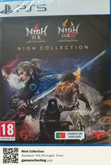 Nioh Collection PlayStation 5, Portugal box front
