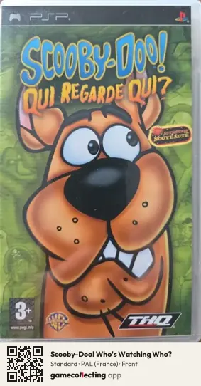Scooby-Doo! Who's Watching Who? PlayStation Portable, France box front