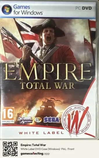 Empire: Total War Computer, PAL box front
