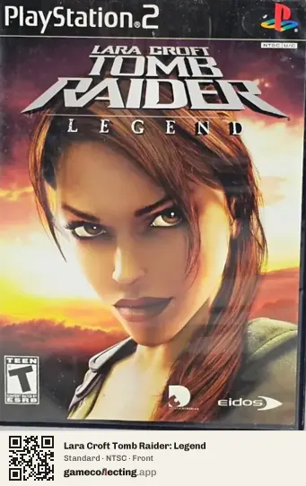 Lara Croft Tomb Raider: Legend PlayStation 2, NTSC box front