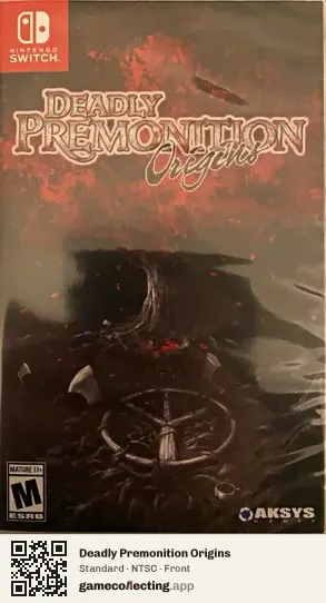 Deadly Premonition Origins Nintendo Switch, NTSC box front