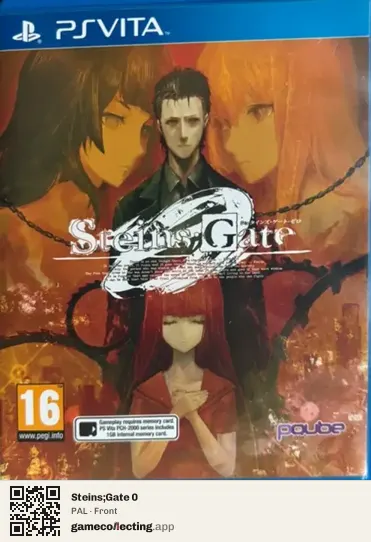 Steins;Gate 0 PlayStation Vita, PAL box front