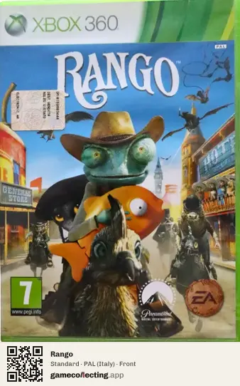 Rango Xbox 360, Italy box front