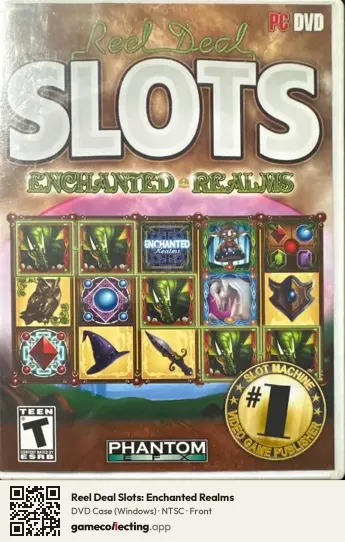 Reel Deal Slots: Enchanted Realms Computer, NTSC box front